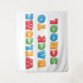 Welcome Back to School Wandkleed (Voorkant)