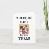 Welcome Back to the Team, Office, Card Kaart (Voorkant)