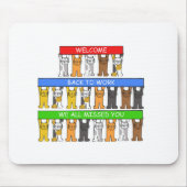 Welcome Back to Work We All Missed You, Cats Muismat (Voorkant)