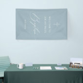 WELCOME BAPTISM banner custom BLUE (Beurs)