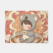 Welcome Chibi Koala Adventure Doormat Deurmat (Voorkant)