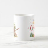 Welcome Christmas  Merry Christmas Trees & Gnome  Koffiemok (Center)