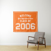 Welcome Class of 2006, 20 Year Reunion Decor Wandkleed (In Situ (horizontaal))