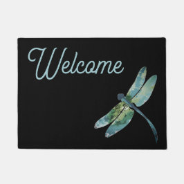 Welcome dragonfly doormat deurmat