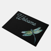 Welcome dragonfly doormat deurmat (Schuin)