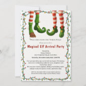 Welcome Elf Party | North Pole Arrival Celebration Kaart (Voorkant)