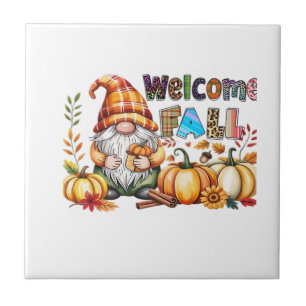 Welcome Fall Gnomes Classic T-Shirt.png Tegeltje