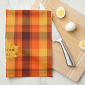 Welcome Fall Kitchen Towel Decor Theedoek (Quarter Fold)
