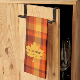 Welcome Fall Kitchen Towel Decor Theedoek