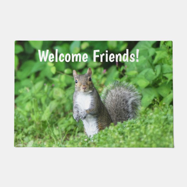 Welcome Friends Squirrel Deurmat (Voorkant)