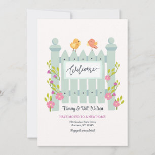 Welcome Gate Moving-aankondiging Kaart