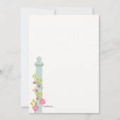 Welcome Gate Moving-aankondiging Kaart (Achterkant)