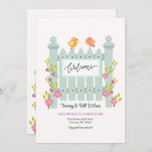 Welcome Gate Moving-aankondiging Kaart (Voorkant / Achterkant)