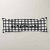 WELCOME GINGHAM LICHAAMSKUSSEN (Achterkant)