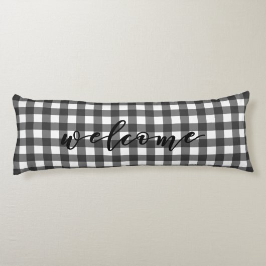 WELCOME GINGHAM LICHAAMSKUSSEN (Achterkant)