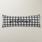 WELCOME GINGHAM LICHAAMSKUSSEN (Voorkant)