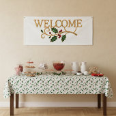 Welcome holly christmas guest  spandoek