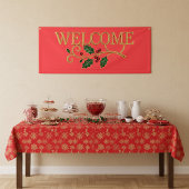 Welcome holly christmas guest  spandoek