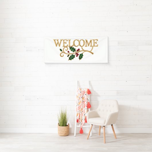Welcome holly christmas guest  spandoek (Insitu)