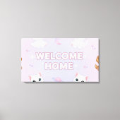 Welcome home canvas afdruk (Voorkant)