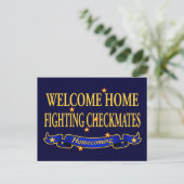 Welcome Home Fighting Briefkaart (Staand voorkant)