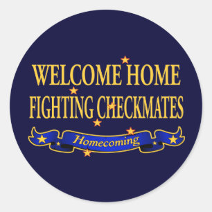 Welcome Home Fighting Ronde Sticker