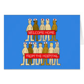 Welcome Home from Hospital Humor (Voorkant Horizontaal)