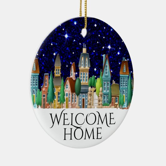 Welcome Home Keramisch Ornament (Rechts)