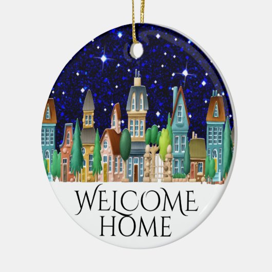 Welcome Home Keramisch Ornament (Links)