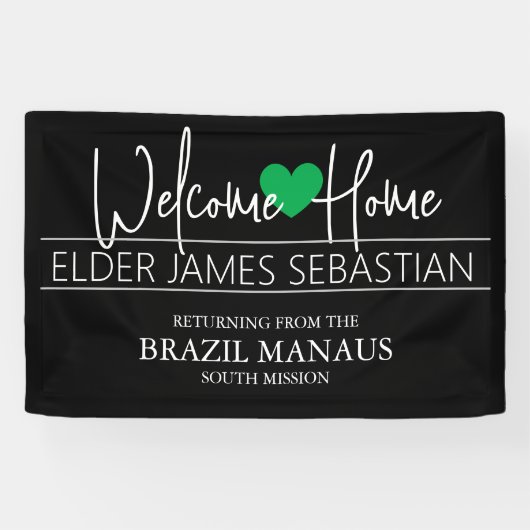 Welcome Home Missionary Banner (Horizontaal)