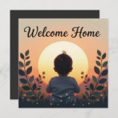 Welcome home, new baby (Voorkant / Achterkant)