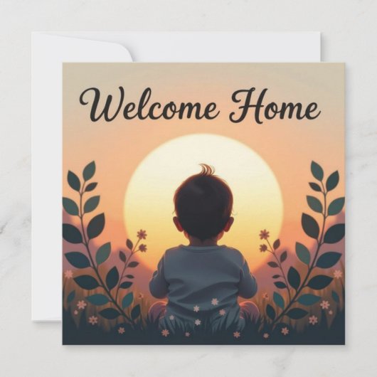 Welcome home, new baby (Voorkant)