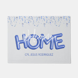 Welcome Home Patriotic Military Hero Party Deurmat