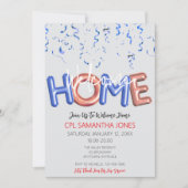 Welcome Home Patriotic Military Hero Party Kaart (Voorkant)