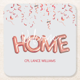 Welcome Home Patriotic Military Hero Party Kartonnen Onderzetters