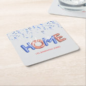 Welcome Home Patriotic Military Hero Party Kartonnen Onderzetters (Schuin)