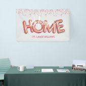 Welcome Home Patriotic Military Hero Party Poster Spandoek (Beurs)