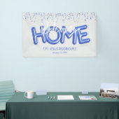 Welcome Home Patriotic Military Hero Party Poster Spandoek (Beurs)
