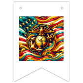 Welcome Home Patriotic USMC Customizable Vlaggetjes (Eerste vlag)