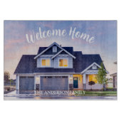 Welcome Home Personalized Keepsake Snijplank (Voorkant)