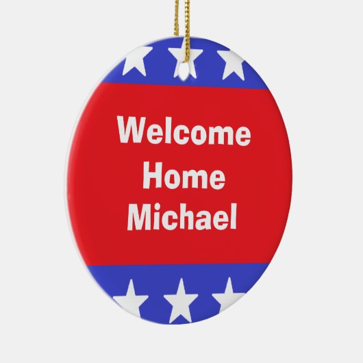 "Welcome Home Soldier" Ornament (Rechts)