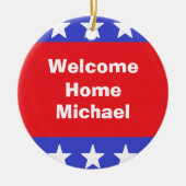 "Welcome Home Soldier" Ornament (Voorkant)