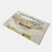 Welcome in Greek – Ancient Theater of Athens Deurmat (Schuin)