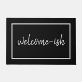 "Welcome-ish" Funny Introvert Antisocial Doormat Deurmat (Voorkant)