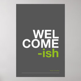 WELCOME-ISH – Grappige Hal decoratie