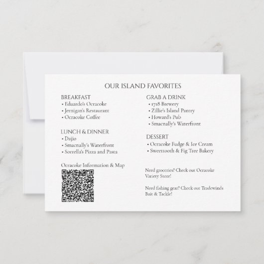 Welcome Kit Card Bedankkaart (Achterkant)