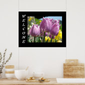 WELCOME kunstprintposters Lente Tulp Bloemen Poster (Keuken)