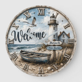 Welcome Lighthouse Coastal Nautical Beach House  Grote Klok
