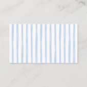 Welcome little goose diaper raffle card informatiekaartje (Achterkant)