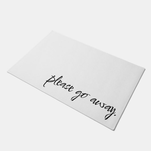 Welcome Mat - Please Go Away. (Schuin)